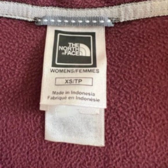 The North Face Glacier TKA 100 1/4 Zip Fleece Women's WINE color - Picture 4 of 6